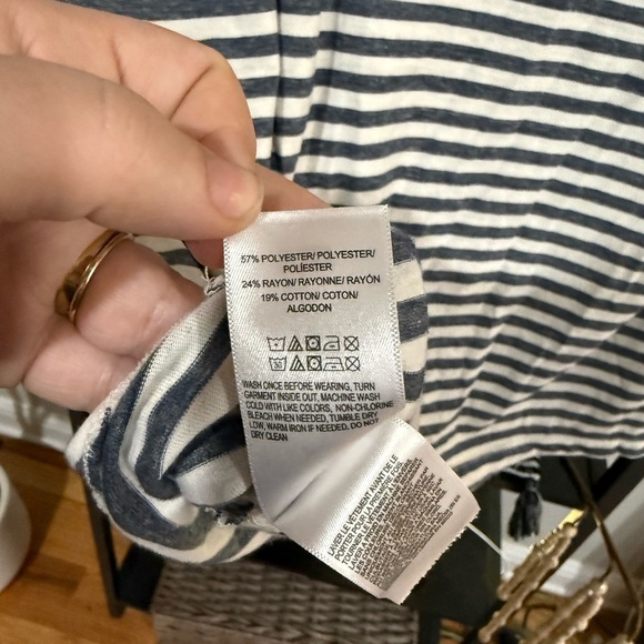 Plus size lucky brand size 2X striped top - Picture 5 of 5